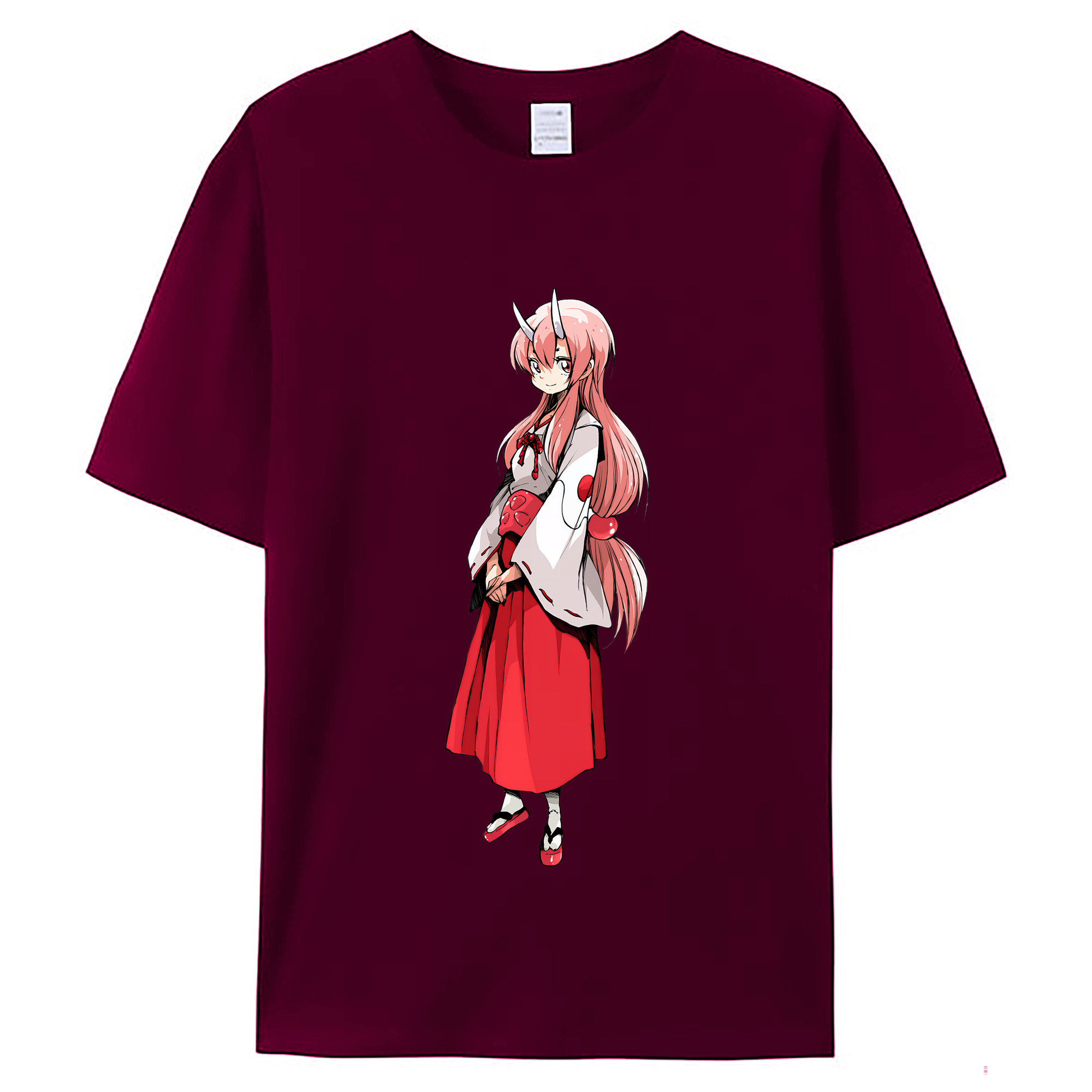 （画像用） 転スラ Regarding Reincarnated to Slime レディースカジュアルプリントTシャツ（綿100％）
